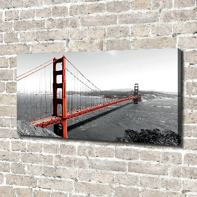 Canvas wall art San Francisco bridge