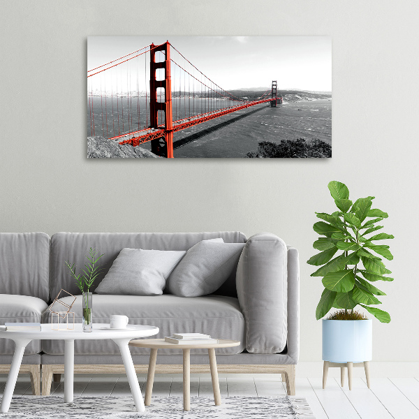 Canvas wall art San Francisco bridge