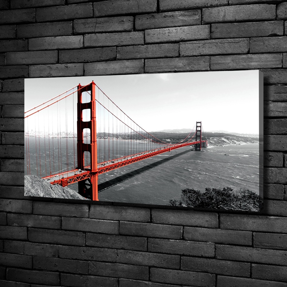 Canvas wall art San Francisco bridge