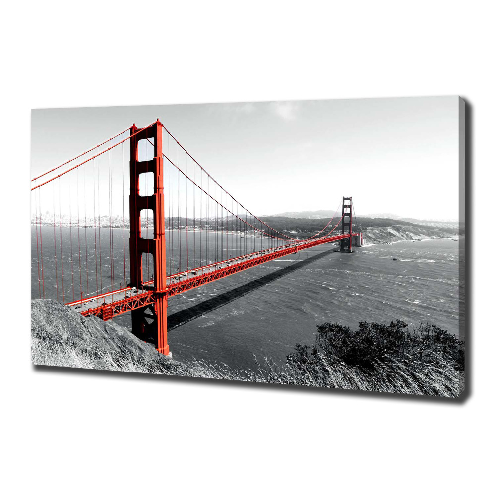 Canvas wall art San Francisco bridge