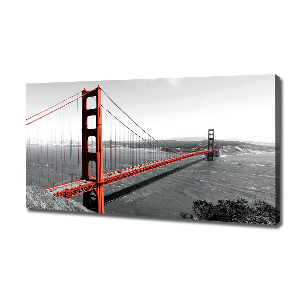 Canvas wall art San Francisco bridge