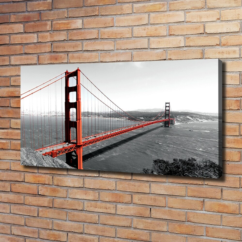 Canvas wall art San Francisco bridge