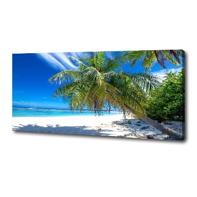 Canvas wall art Tropical beach