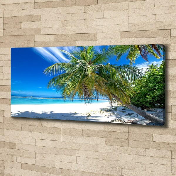 Canvas wall art Tropical beach