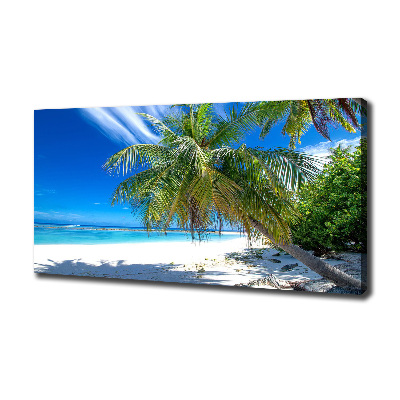 Canvas wall art Tropical beach