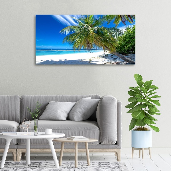 Canvas wall art Tropical beach