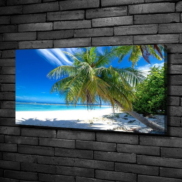 Canvas wall art Tropical beach