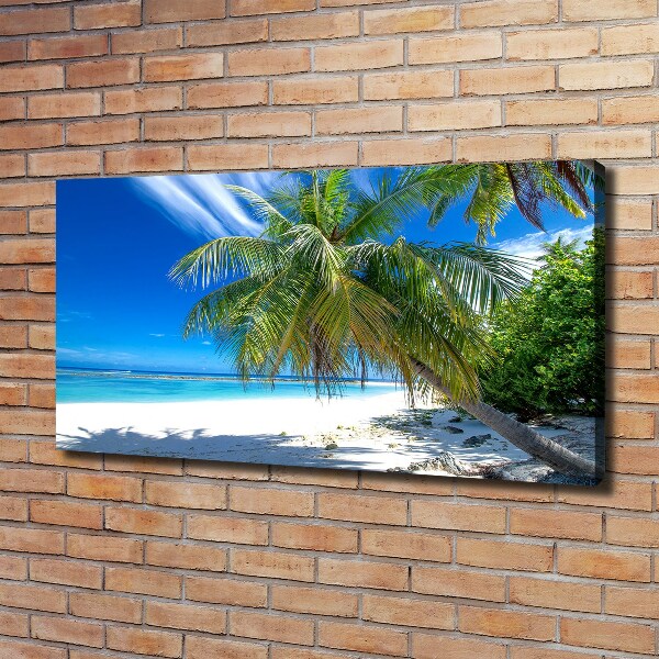 Canvas wall art Tropical beach