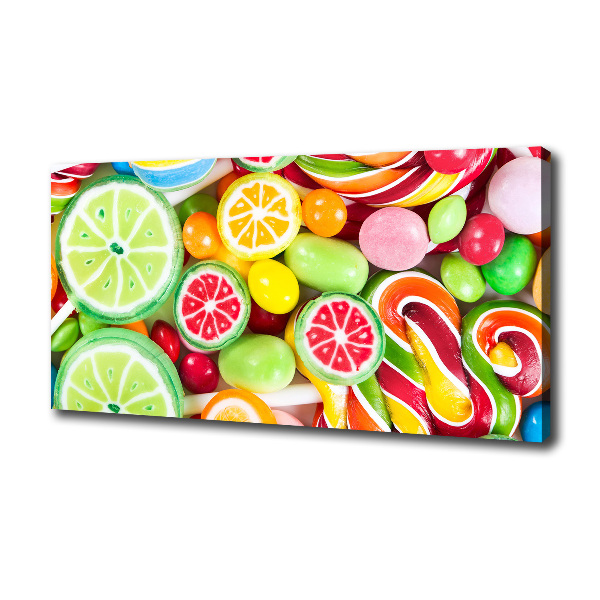 Canvas wall art Colorful candies