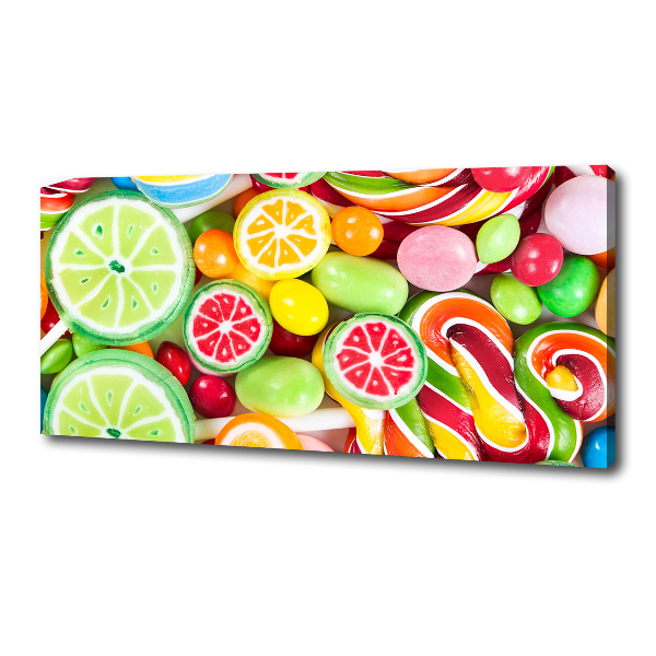 Canvas wall art Colorful candies