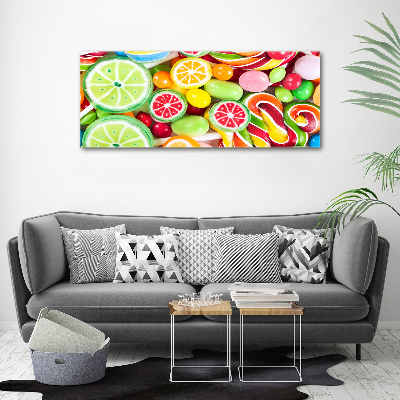 Canvas wall art Colorful candies