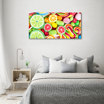 Canvas wall art Colorful candies