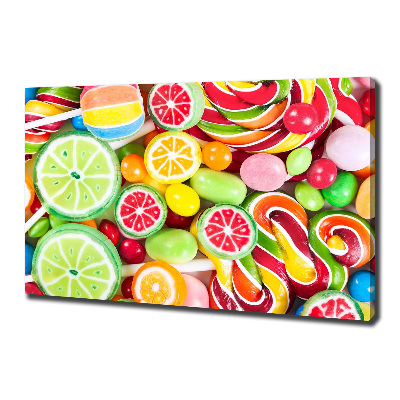 Canvas wall art Colorful candies