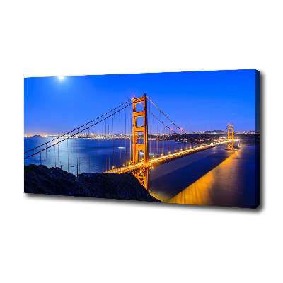 Canvas wall art San Francisco bridge