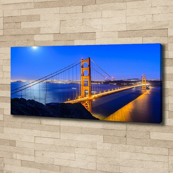 Canvas wall art San Francisco bridge