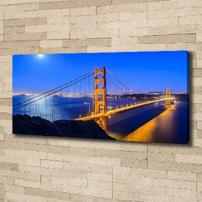 Canvas wall art San Francisco bridge