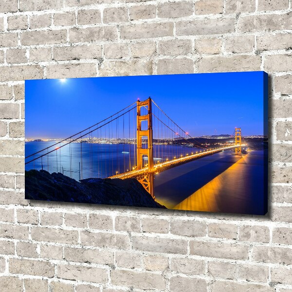 Canvas wall art San Francisco bridge