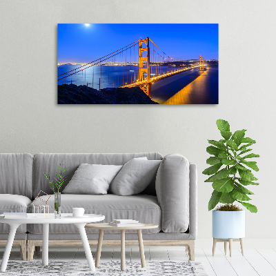 Canvas wall art San Francisco bridge