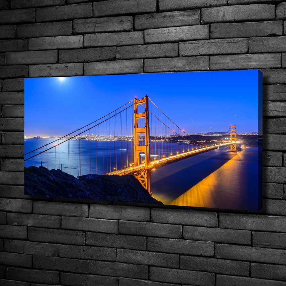 Canvas wall art San Francisco bridge