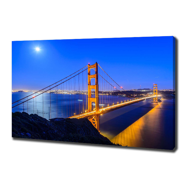 Canvas wall art San Francisco bridge