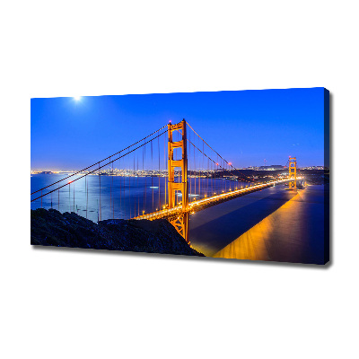 Canvas wall art San Francisco bridge