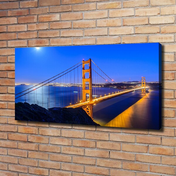 Canvas wall art San Francisco bridge