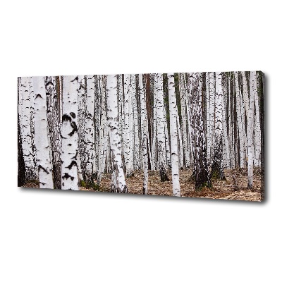 Canvas wall art Birch