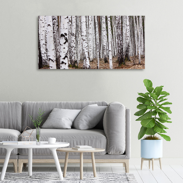 Canvas wall art Birch