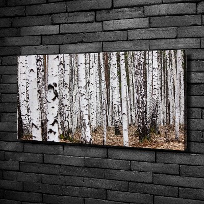 Canvas wall art Birch