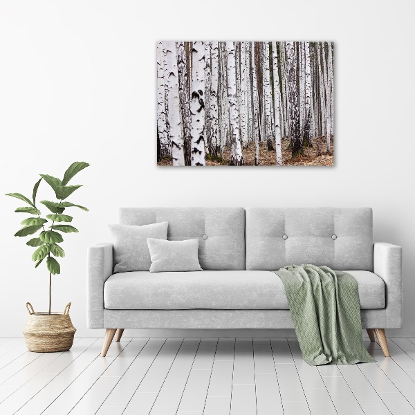 Canvas wall art Birch