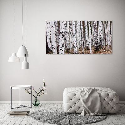 Canvas wall art Birch