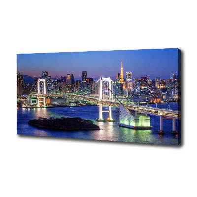 Canvas wall art Bridge in Tokyo