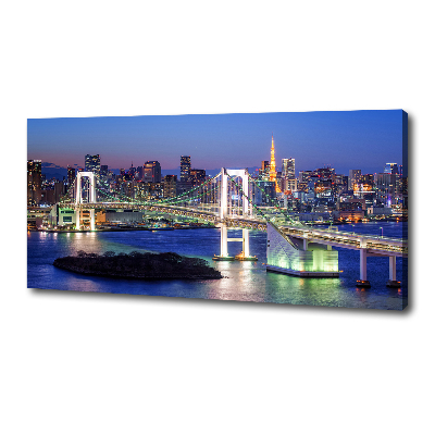 Canvas wall art Bridge in Tokyo