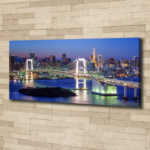 Canvas wall art Bridge in Tokyo