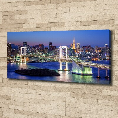 Canvas wall art Bridge in Tokyo