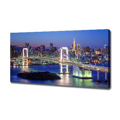 Canvas wall art Bridge in Tokyo