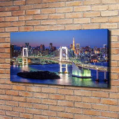 Canvas wall art Bridge in Tokyo