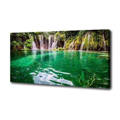 Canvas wall art Plitwickie Lake