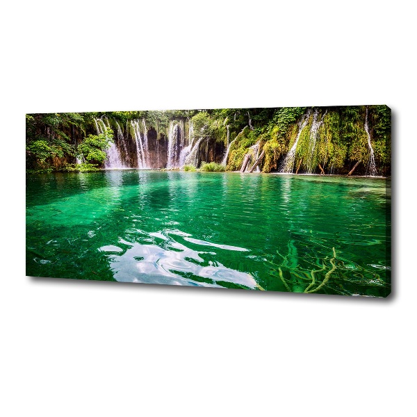 Canvas wall art Plitwickie Lake