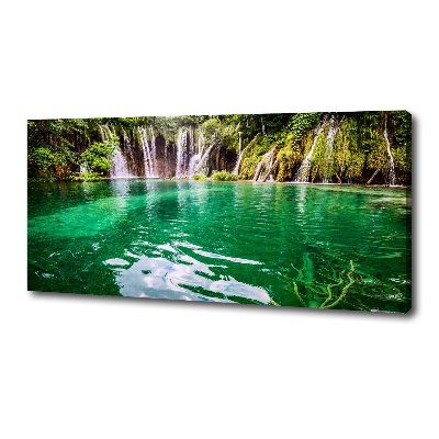 Canvas wall art Plitwickie Lake