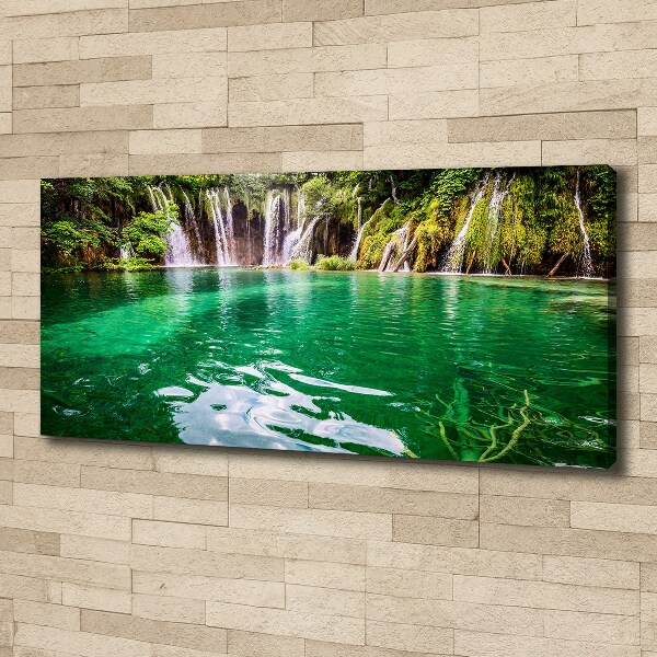 Canvas wall art Plitwickie Lake