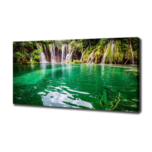 Canvas wall art Plitwickie Lake