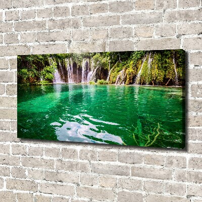 Canvas wall art Plitwickie Lake