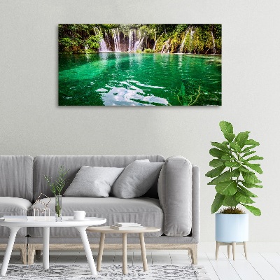 Canvas wall art Plitwickie Lake