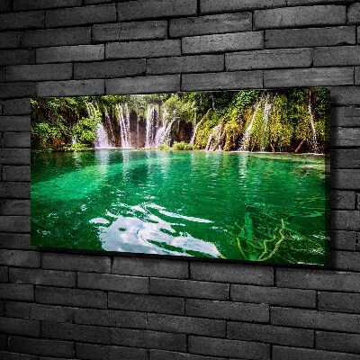 Canvas wall art Plitwickie Lake