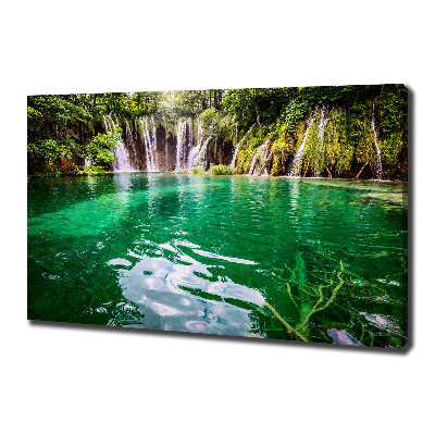 Canvas wall art Plitwickie Lake