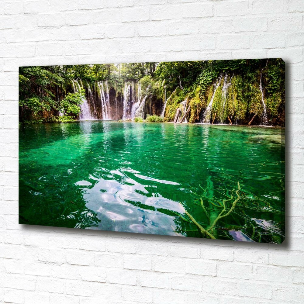 Canvas wall art Plitwickie Lake