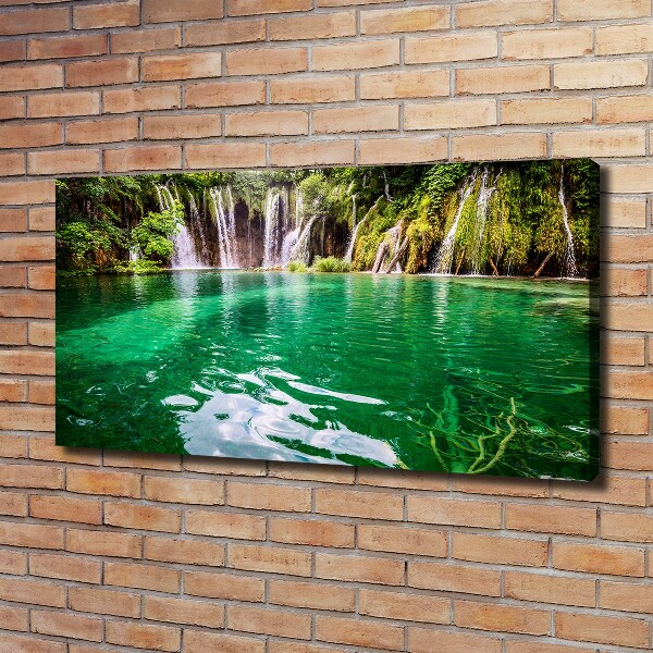 Canvas wall art Plitwickie Lake