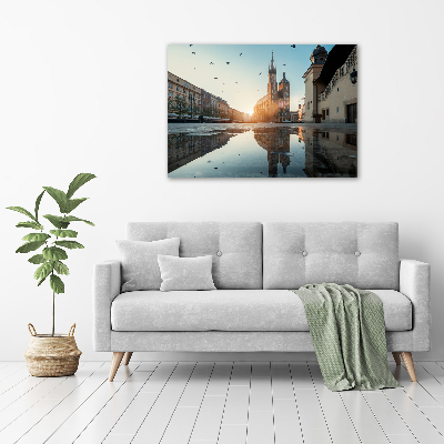 Canvas wall art Cracow Poland