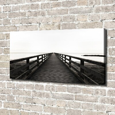 Canvas wall art Wooden pier